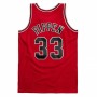 Camiseta de baloncesto Mitchell & Ness Chicago Bull Scotie Pippen Rojo Carmesí