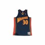 Camiseta de baloncesto Mitchell & Ness GS Warriors Stepahn Curry Azul oscuro