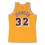 t-shirt de basket Mitchell & Ness LA Lakers Magic Jhonson Jaune