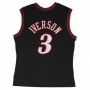 Camiseta de baloncesto Mitchell & Ness Sixers Philadelphia 76ers Allen Iverson Negro