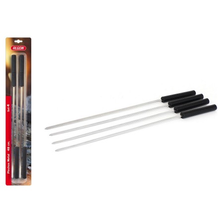 Ensemble de brochettes pour barbecue Algon Métal (48 cm) (4 pcs)