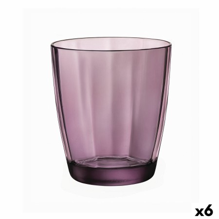 Vaso Bormioli Rocco Pulsar Morado Vidrio (390 ml) (Pack 6x)