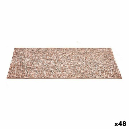 Dessous de plat 30 x 45 cm Rose Plastique (48 Unités)