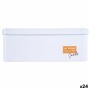 Bote Snacks Blanco Hojalata (11 x 7,1 x 18 cm) (24 Unidades)
