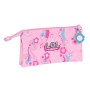 Portatodo Triple LOL Surprise! Glow girl Rosa (22 x 12 x 3 cm)