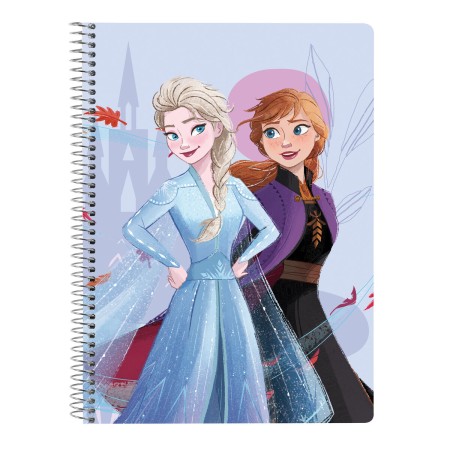 Libreta Frozen Believe Lila (80 Hojas)