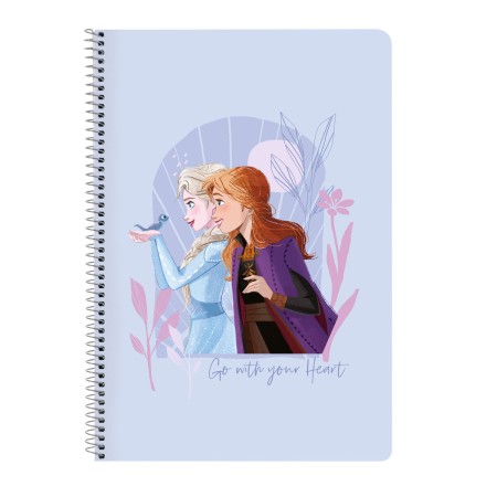 Carnet Frozen Believe Lila A4 80 Volets