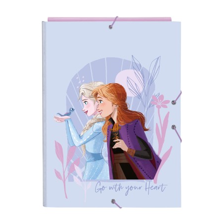 Carpeta Clasificadora Frozen Believe Lila A4