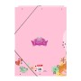 Carpeta Clasificadora Princesses Disney Magical Beige Rosa A4