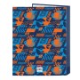 Reliure à anneaux Hot Wheels Speed club Orange Blue marine A4 (26.5 x 33 x 4 cm)