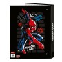 Carpeta de anillas Spiderman Hero Negro A4 (26.5 x 33 x 4 cm)