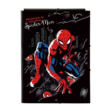 Classeur Spiderman Hero Noir A4