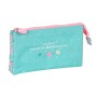 Trousse Fourre-Tout Triple Vicky Martín Berrocal Mint paradise Menthe (22 x 12 x 3 cm)