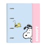 Carpeta de anillas Snoopy Imagine Azul (27 x 32 x 3.5 cm)