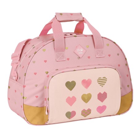 Bolsa de Deporte Glow Lab Hearts Rosa (48 x 33 x 21 cm)