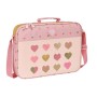 Cartera Escolar Glow Lab Hearts Rosa (38 x 28 x 6 cm)