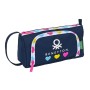 Trousse Scolaire avec Accessoires Benetton Love Blue marine (20 x 11 x 8.5 cm) (32 Pièces)