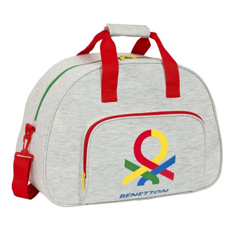 Bolsa de Deporte Benetton Pop Gris (48 x 33 x 21 cm)