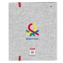 Carpeta de anillas Benetton Pop Gris (27 x 32 x 3.5 cm)