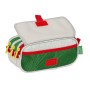 Trousse Fourre-Tout Triple Benetton Pop Gris (21,5 x 10 x 8 cm)