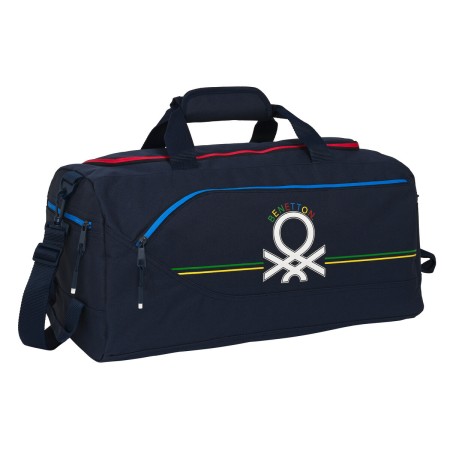 Bolsa de Deporte Benetton Sixties Azul marino (50 x 25 x 25 cm)