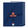 Carpeta de anillas Kelme Navy blue Naranja Azul marino A4 (27 x 33 x 6 cm)