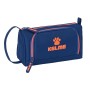 Estuche Escolar con Accesorios Kelme Navy blue Naranja Azul marino (20 x 11 x 8.5 cm) (32 Piezas)