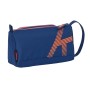 Estuche Escolar con Accesorios Kelme Navy blue Naranja Azul marino (20 x 11 x 8.5 cm) (32 Piezas)