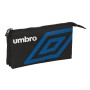 Portatodo Triple Umbro Flash Negro (22 x 12 x 3 cm)