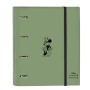 Carpeta de anillas Minnie Mouse Mint shadow Verde militar (27 x 32 x 3.5 cm)