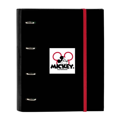 Carpeta de anillas Mickey Mouse Clubhouse Mickey mood Rojo Negro (27 x 32 x 3.5 cm)