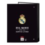Reliure à anneaux Real Madrid C.F. Corporativa Noir A4 (26.5 x 33 x 4 cm)