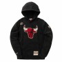 Sudadera con Capucha Unisex Mitchell & Ness Chicago Negro