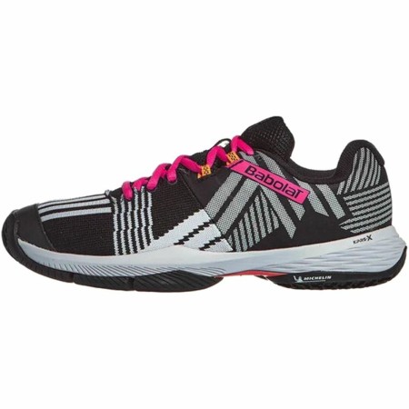 Chaussures de Padel pour Adultes Babolat Sensa Femme Noir