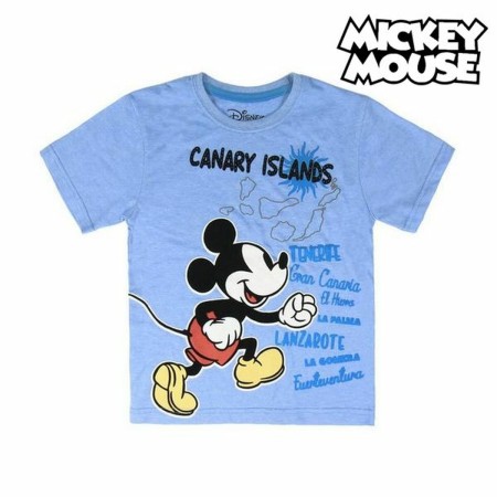 T shirt à manches courtes Enfant Canary Islands Mickey Mouse 73489