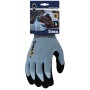 Gants de travail JUBA K-Rock Noir Bleu Tactile Fibre Nitrile