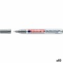 Marqueur permanent Edding 780 Argenté 10 Unités