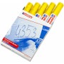 Rotulador permanente Edding 800 Amarillo 5 Unidades