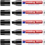 Marqueur permanent Edding 800 Noir 5 Unités