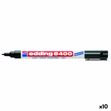 Marqueur permanent Edding e-8400 Noir 10 Unités