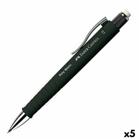 Portemines Faber-Castell Poly Matic Noir 0,7 mm (5 Unités)