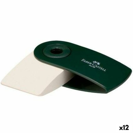 Goma de borrar Faber-Castell Sleeve Mini Funda Verde 12 Unidades