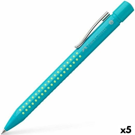 Portemines Faber-Castell Grip 2010 Turquoise 0,5 mm (5 Unités)