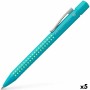 Portemines Faber-Castell Grip 2010 Turquoise 0,5 mm (5 Unités)