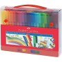 Set de Rotuladores Faber-Castell Connector Maletín 8 Unidades