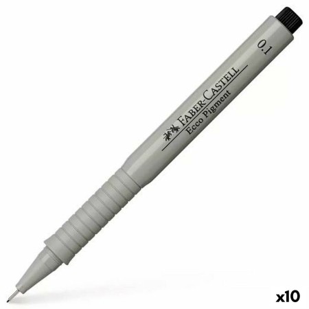 Feutres Faber-Castell Ecco Pigment 0,1 mm Noir 10 Unités