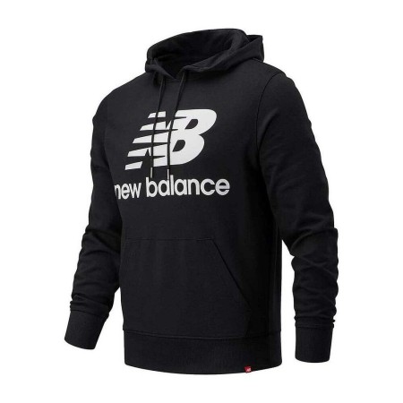 Sweat à capuche homme ESSE ST LOGO POHO New Balance MT03558 Noir