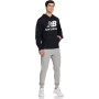 Sweat à capuche homme ESSE ST LOGO POHO New Balance MT03558 Noir
