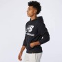 Sweat à capuche homme ESSE ST LOGO POHO New Balance MT03558 Noir