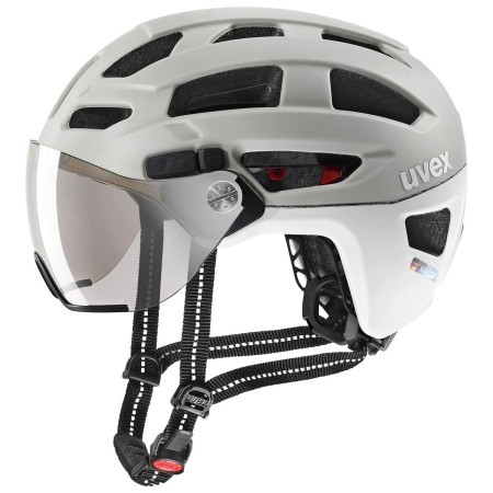 Casco de Ciclismo para Adultos Uvex 56-61 cm Blanco Luz LED (Reacondicionado A)